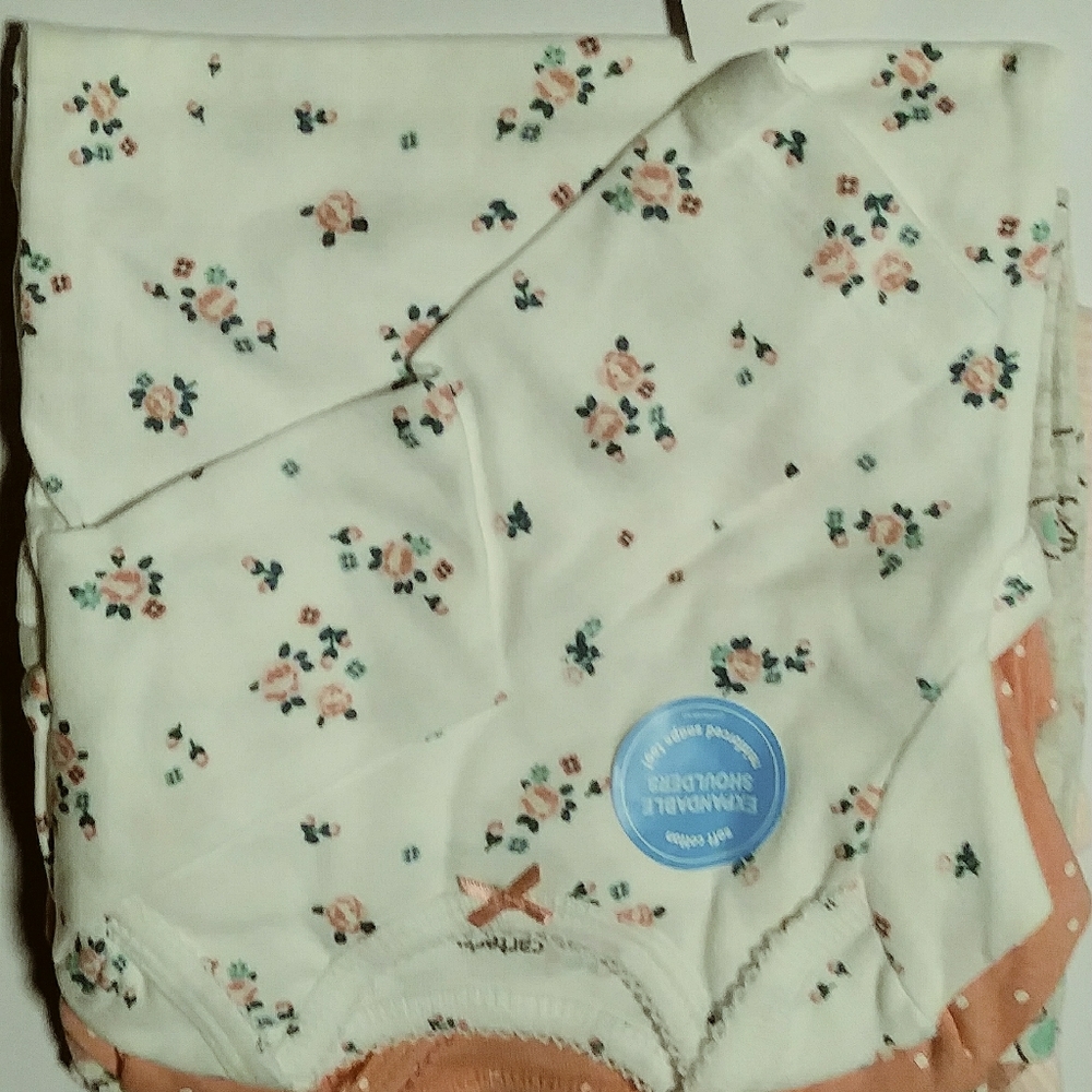 Carters 4 pack Original Long Sleeve Bodysuits